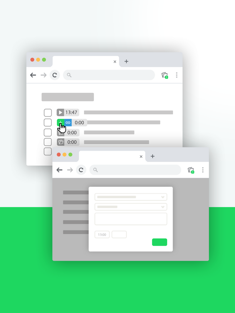 The web extension of Keeping for Chrome